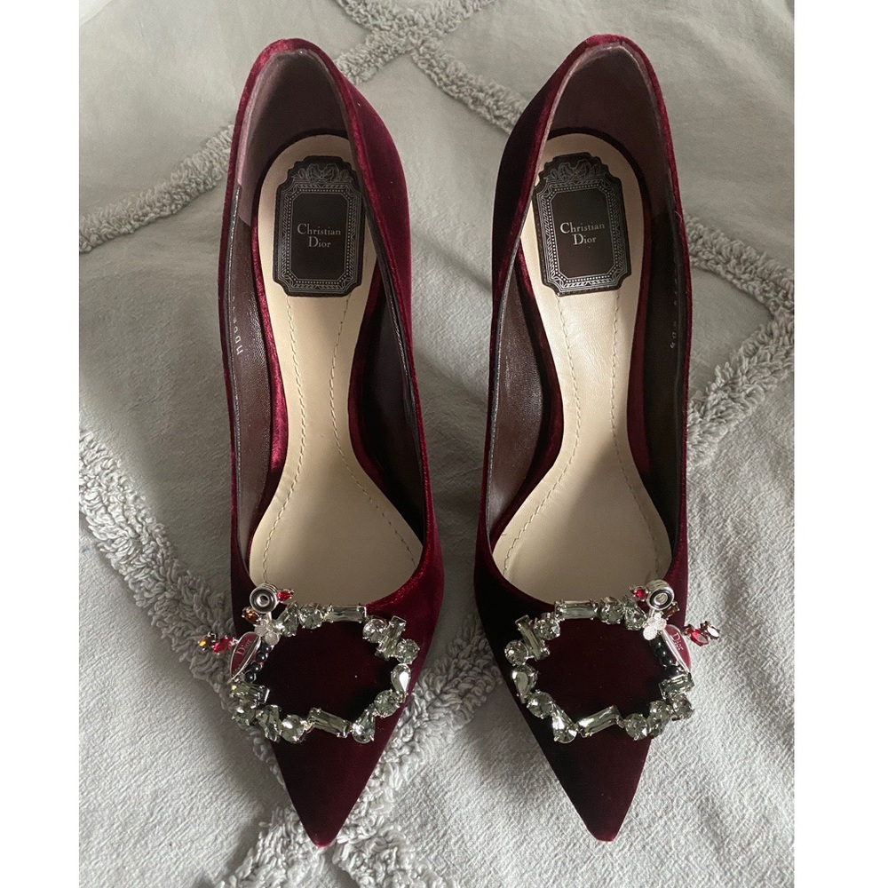 Velvet Dior Tresor Pumps
